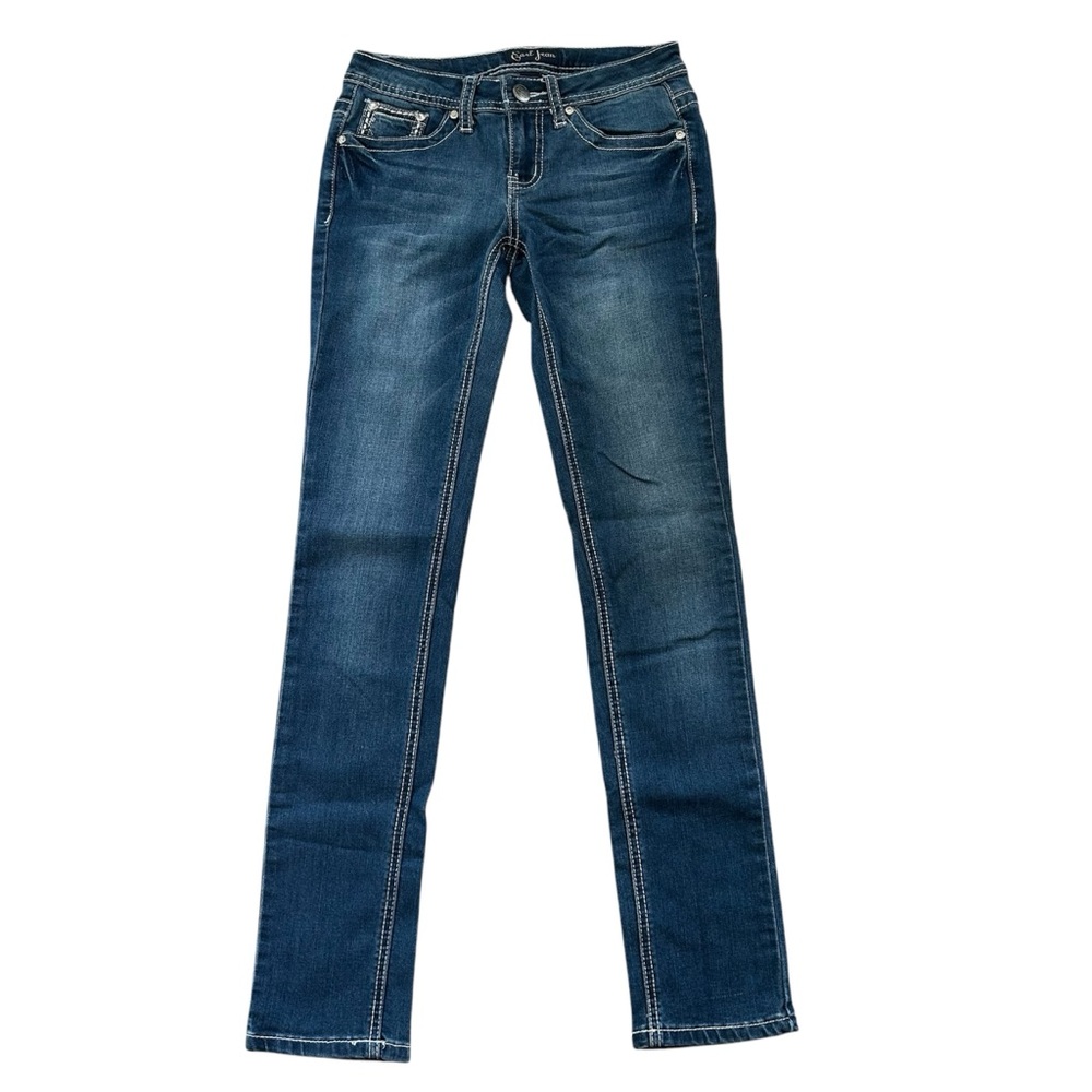 🆕Earl Jeans Blue Straight Leg Denim with Classic Fit